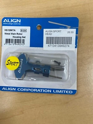 Align Metal Rotor Housing Set - Blue for Align T-Rex 450 V2/V3 HS1296TA - Image 1 of 2