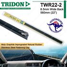 2 X Tridon Plastic Back Wiper Refills 22" For Citroen D Ds21 Ds23 G Gs Id19