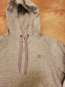 Boys Champion  E C O Sweat Shirt Long Sleeve  Authentic Gray Hoodie,  Large - Picture 1 of 4