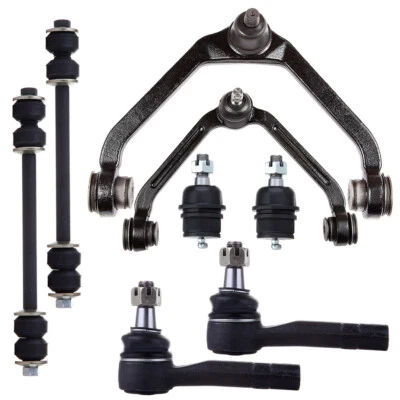 8pcs For Ford Ranger 1998-2011 Front Upper Control Arms Ball Joints Tie Rods Kit - Image 1 of 4