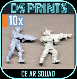 Guardia tamaño CE MARINE AR escuadrón x10 compatible con astra militarum - Imagen 1 de 4