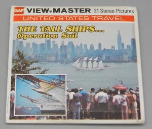 Vintage GAF View Master TALL SHIPS OPERATION SAIL ViewMaster A 669 Reels Set !! - Picture 1 of 7