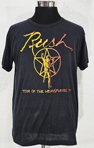 1979 Rush Shirt Tour of the Hemispheres TRUE VINTAGE 70s Tour Band Merch XL Rare - Picture 1 of 12