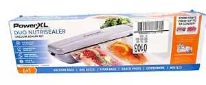 PowerXL Duo NutriSealer Elite Food Vacuum Sealer Machine Brand New! - Picture 1 of 2