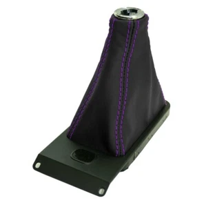 Manual Shift Boot Cover Leather for Acura NSX 1991-2005 Purple Stitch - Picture 1 of 9