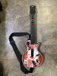 Xbox 360 Guitar Hero Wireless Gibson Les Paul Guitar Aerosmith Tested - Picture 1 of 8
