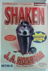 NEW *Sealed* AUDIO BOOK on CDs SHAKEN JA Konrath A Jacqueline Jack Daniels Novel - Bild 1 von 2