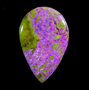 17.KT 100 % natürlicher Atlantis Stichtit birnenförmiger Cabochon Gemsotne CE = 319 - Bild 1 von 6