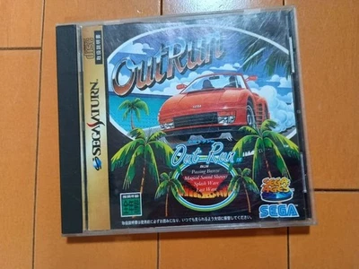 Sega Saturn Soft Outrun Japanese video game Used from Japan - Image 1 of 3
