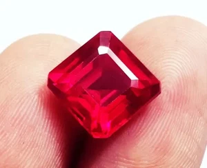 Natural Ruby Octagon Shape 8 to 10 Ct Loose Gemstone Certified RL61 - Picture 1 of 6