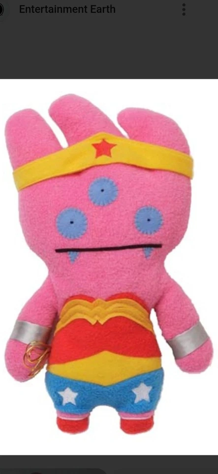 Brinquedo de pelúcia novo com etiquetas Jumbo Uglydoll SDCC exclusivo bandeja de 2 pés supermulher - Imagem 1 de 1