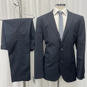 Tuta NEXT TAILORING lana ricca sartoriale vestibilità antracite 2 pezzi C44R W36 L29 - Foto 1 di 23