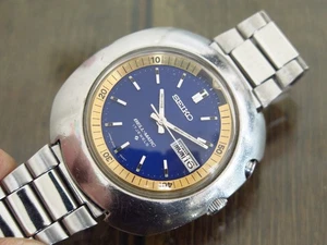 Alarma vintage hombre Seiko Bell Matic ref. 4006-6002 esfera azul tamaño grande modelo raro - Imagen 1 de 11