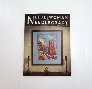 Revista de colección Needlewoman and Needlecraft número 51 transferencias de bordado - Imagen 1 de 8