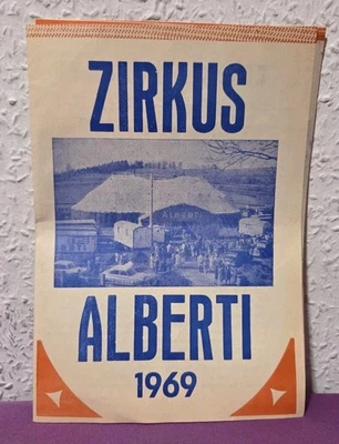 DDR - ZIRKUS ALBERTI- PROGRAMMHEFT 1969 DREWITZ bei POTSDAM VINTAGE OSTALGIE  - Bild 1 von 4