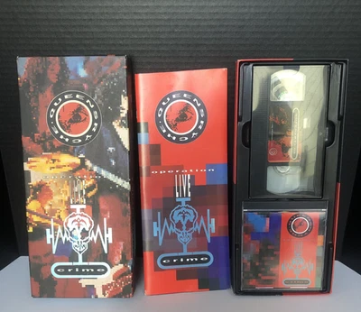 Queensryche Operation: LIVE Crime CD VHS Tape + Book Box Set 1991 Good Foto 1 de 4