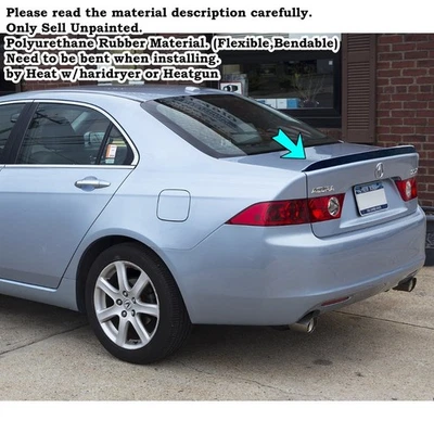 SpX 284F PDL Spoiler de maletero trasero Duckbill Se adapta a 2004~2008 Acura TSX CL9 Sedan Foto 1 de 4