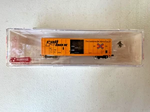 Roundhouse #82505 N 50' FMC Box Car-Railbox/SP Re-Stencil #16700 w/case- LN - Picture 1 of 9