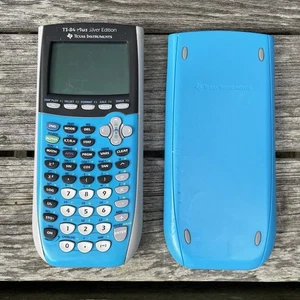 Texas Instruments TI-84 Plus Silver Edition Graphing Calculator - Blue READ - Picture 1 of 13