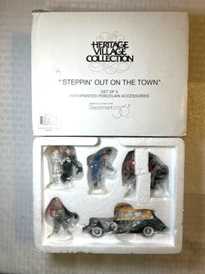 New! Dept 56 Steppin' Out On The Town Set of 5 Figures Heritage Village #58885 - Picture 1 of 3