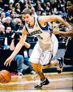 Luke Ridnour Minnesota Timberwolves Signed 8x10 Photo LOM COA (PH2255) - Picture 1 of 1