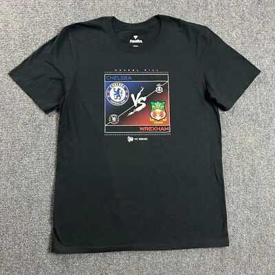 Chelsea Vs Wrexham Shirt Adults Medium Black Fanatics Chapel Hill FC Series Mens - Image 1 of 4