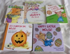 Set of 5 Laura Numeroff board books - Mouse books+ - Picture 1 of 1