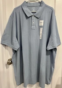Sonoma The Supersoft Pique Polo Shirt Men's Size 4XB Blue Short Sl. Collared NWT - Picture 1 of 22