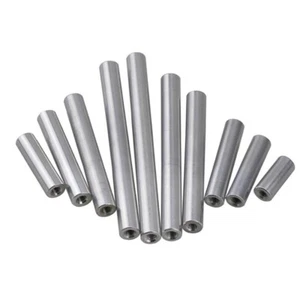 M6 M8 M10 Aluminum Round Threaded Sleeve Standoff Spacers Long Nuts Connector - Picture 1 of 7