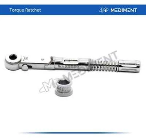 Universal Dental Torque Wrench Ratchet 10-40 Ncm 6.35mm Hex 4.0mm - Picture 1 of 1