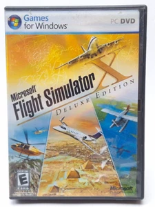 Microsoft Flight Simulator X: Deluxe Edition (PC DVD 2006) CIB & Tested - Picture 1 of 5