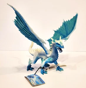 New Schleich Eldrador Ice Hunter Dragon Figure D73527 Posable Wings Aqua Blue - Picture 1 of 11