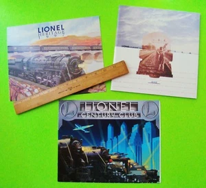 3 Diff 1996 1997 1998 LIONEL MODEL TRAIN CATALOGS Dealer Brochure 104-pgs MINT - Picture 1 of 12