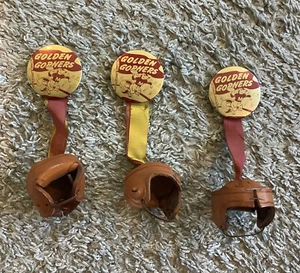 Vintage Lot Of 3 University Minnesota Golden Gophers Football Helmet Pins Button - Picture 1 of 9
