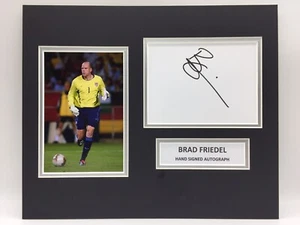 RARE Brad Friedel USA Soccer Signed Photo Display + COA AUTOGRAPH USMNT - Picture 1 of 3