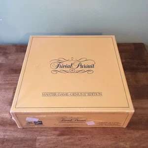 Vtg 1984 Trivial Pursuit Master Game Genus II Edition Diet Coke Sprite LE Rare - Picture 1 of 12
