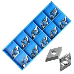 10Pcs For Aluminum DCGT11T304-AK N01 DCGT32.51 Carbide insert turning insert - Picture 1 of 8