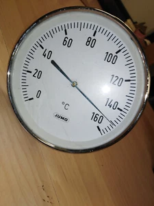0-160° Bimetallthermometer Zeigerthermometer Thermometer 16cm (ist bei ca. 160 ° - Picture 1 of 2