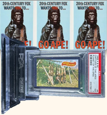 Planet of the Apes © A&BC 1968 CAPTIVE OF THE APES! #8 NEAR MINT 7 - garno PSA - Image 1 of 4