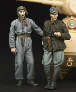 Finnish Tank Crew WWII (due figurine) 1/35 The Bodi 35153 kit resina - Foto 1 di 3