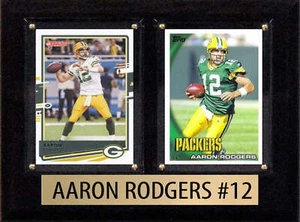 Aaron Rodgers Score Donruss 2022 2021 2 Card 6" x 8" Plaque Green Bay Packers - Picture 1 of 4