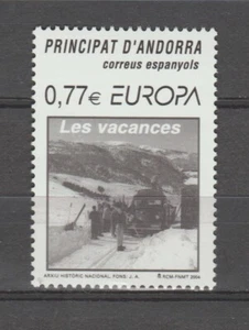 s36026 SPANISH ANDORRA 2004 EUROPA CEPT MNH** 1v HOLYDAYS