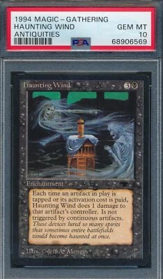 Antiquities Haunting Wind PSA 10 Graded Magic MTG (6569) - Image 1 of 3