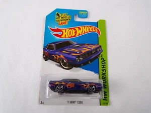 Van / Sports Car / Hot Wheels 71 Hemi Cuda Hw Work Shop 210/250 #H1 - Picture 1 of 5