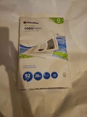Printer Paper, Officemax Premium Copy, 11x17, White, 92 Bright, 500 Sheets. - Image 1 of 2