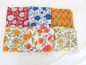 100Pcs Patchwork Floral Printed Fabric Assorted Color Mixed Craft Cotton Fabric - Picture 1 of 22