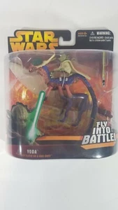 Star Wars Revenge of the Sith Yoda Fly into Battle on a Can-Cell New - Picture 1 of 8