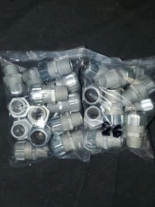 Thomas & Betts Conector Recto No Aislante, Acero 1/2", 13pk, CANTIDAD 2 - Imagen 1 de 3