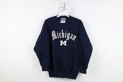Sudadera De Colección Años 90 Niños Grande Desteñida Antigua Universidad Inglesa de Michigan EE. UU. Foto 1 de 4