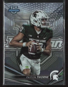 Payton Thorne 2022-23 Bowman's Best University #46 Michigan State Spartans - Picture 1 of 2